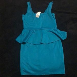 Jade Peplum Dress